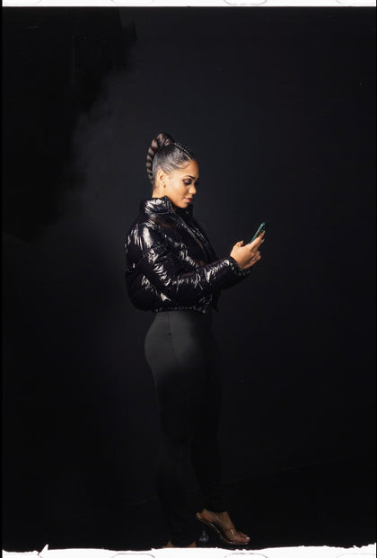 BUBBLE COAT PUFFED. Mid length