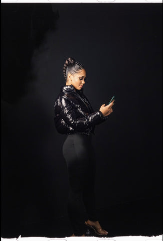 BUBBLE COAT PUFFED. Mid length